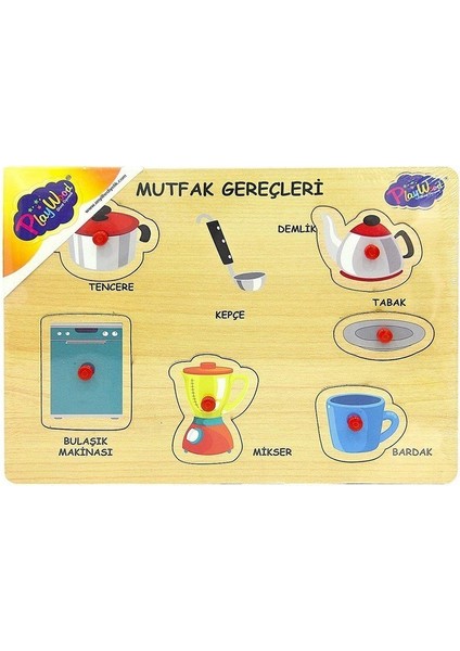 Ahşap Tutmalı Mutfak Gereçleri