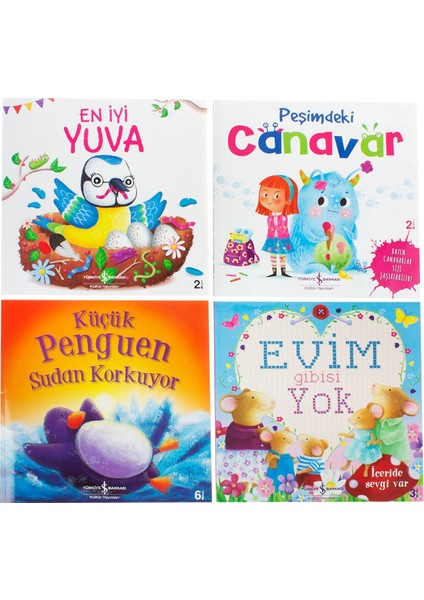 4 Lü Çocuk Hikaye Kitabı Setleri Ilk Okuma Setleri
