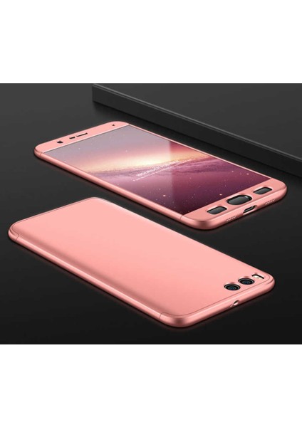 Xiaomi Mi Note 3 Kılıf Kamera Korumalı Silikon- Rose Gold