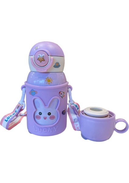 450ML Termos Kupası Silikon Paslanmaz Çelik(Yurt Dışından)