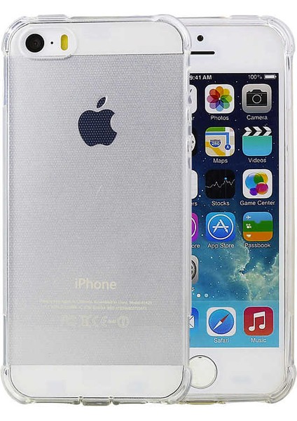 Apple iPhone 5 Kılıf Darbe Emici Anti Shock Tpu Silikon