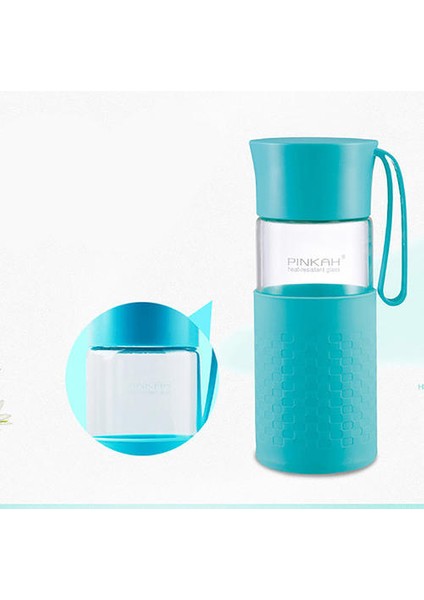 400ML taşınabilir Yüksek Borosilikat Cam Kupa(Yurt Dışından)