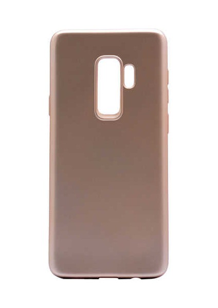 Galaxy S9 Plus Kılıf Silikon Yumuşak Dokulu Premium- Gold