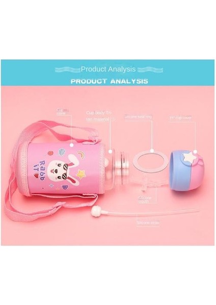 700ML Su Şişesi Samanlı Çocuklar Için Su Şişesi(Yurt Dışından) fiyatları