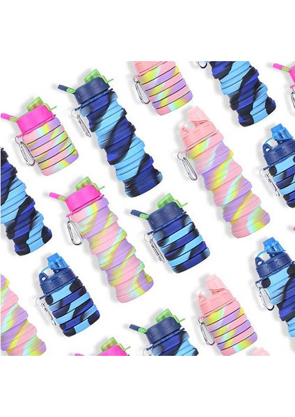 Silikon Spor Su Isıtıcısı, Ins Kamuflaj, Açık Hava Fitness, Portatif Fincan, Kişilik Katlanır Su Bardağı(Yurt Dışından) modelleri