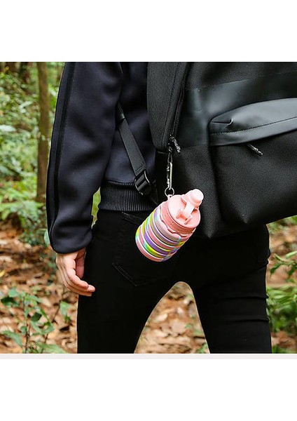 Silikon Spor Su Isıtıcısı, Ins Kamuflaj, Açık Hava Fitness, Portatif Fincan, Kişilik Katlanır Su Bardağı(Yurt Dışından) fırsatları