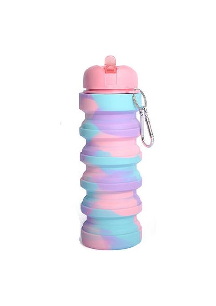 500ML Silikon Portatif Su Şişesi(Yurt Dışından)