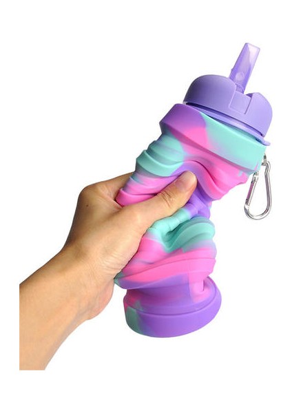 500ML Silikon Portatif Su Şişesi(Yurt Dışından) fiyatları