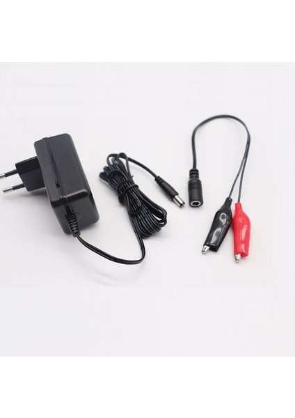 Kademeli Akü Voltajı Seçimli Akü Şarj Cihazı Adaptörü 6V-12V 1AMPER -Elektronikucuz-