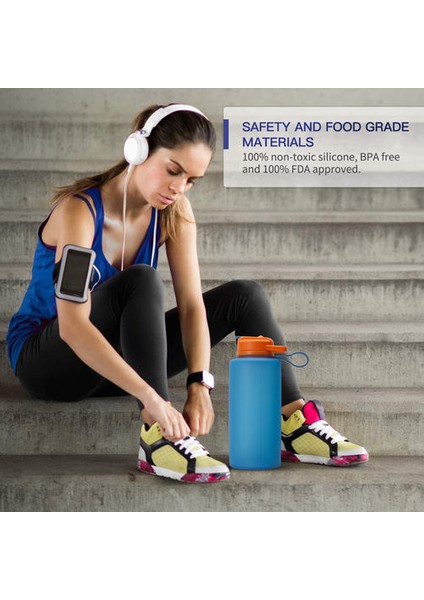 2.2l Silikon Katlanır Su Şişesi(Yurt Dışından) modelleri