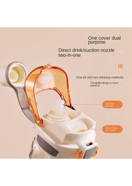 Kızlar Için 700ML Büyük Kapasiteli Çift Içme Fincanı(Yurt Dışından) modelleri