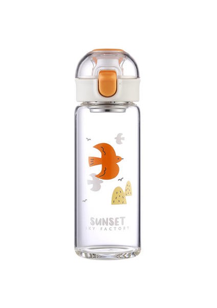 420ML Basit Flip-Üst Cam Bardak(Yurt Dışından)