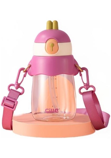 650ML Büyük Kapasiteli Öğrenci Taşınabilir Su Şişesi(Yurt Dışından)