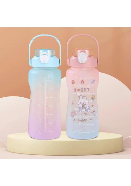 Gradyan Su Şişesi, Buzlu Bardak, Büyük Kapasiteli Su Şişesi, Düşen Spor Su Şişesi(Yurt Dışından) fiyatları