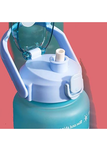 Spor Kupası, Gradyan Plastik Kupa Su Şişesi, Zaman Ölçeği Sippi Kupası, 2000ML Uzay Kupası, Büyük Su Isıtıcısı(Yurt Dışından) indirimleri