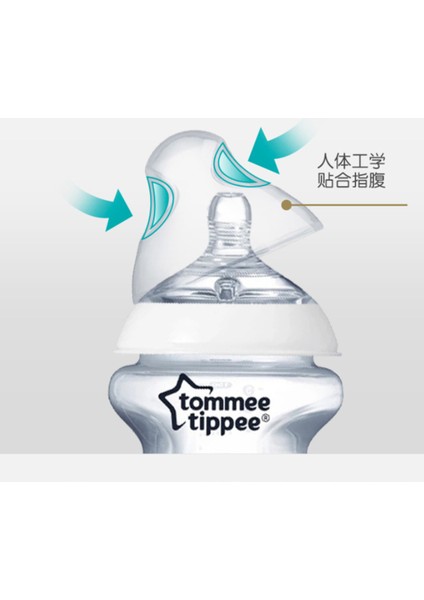 Tommee Tippee Şeffaf Biberon 250ML | Şişeler (Şeffaf)(Yurt Dışından)