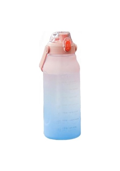 Kum Patlama Gradyan Su Kupası 2l, Büyük Kapasiteli Taşınabilir Su Şişesi, Kızların Açık Hava Spor Fitness, Renk Saman Kupası(Yurt Dışından) modelleri