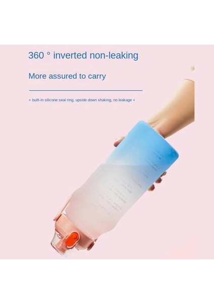 Kum Patlama Gradyan Su Kupası 2l, Büyük Kapasiteli Taşınabilir Su Şişesi, Kızların Açık Hava Spor Fitness, Renk Saman Kupası(Yurt Dışından) modelleri