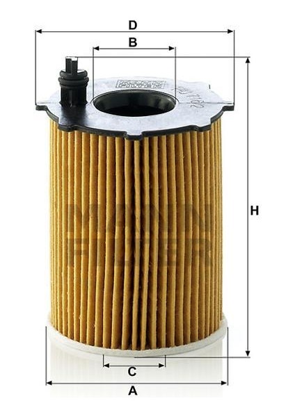 (Mann HU716/2X) Yağ Filtresi BERLINGO-FIESTA-FOCUS-C-MAX-FUSION-206-207-307-308-BIPPER-JUMPY-XSARA- 1.4-Hdı-1.6hdı fiyatları