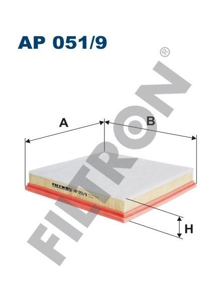 (FILTRONAP051/9)HAVA Filtresi Astra J 1.4 16V-1.6 16V-2.0CDTİ Turbo 09&gt;cruze 09&gt; 2.0 Cdı (Süngerli)