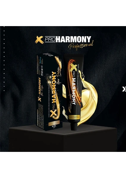 X Pro Harmony Saç Boyası 6.12 Koyu Kumral Küllü Irize