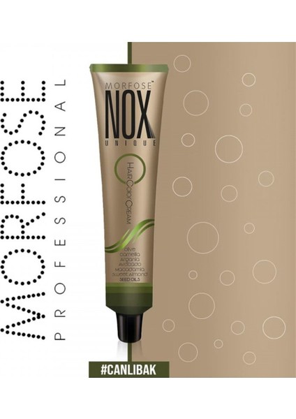 Nox Unique Saç Boyası 1.1 Mavi Siyah 60 Ml