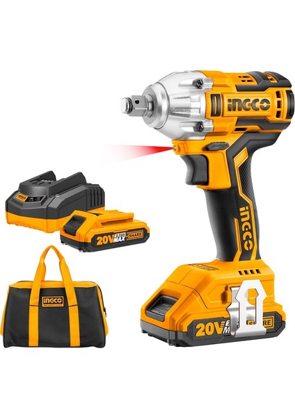 "li-Ion Akülü Somun Sıkma 1/2"" 20V 2.0AH"