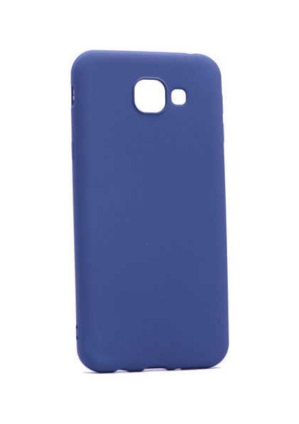 Galaxy A8 2016 Kılıf Silikon Yumuşak Dokulu Premium- Lacivert