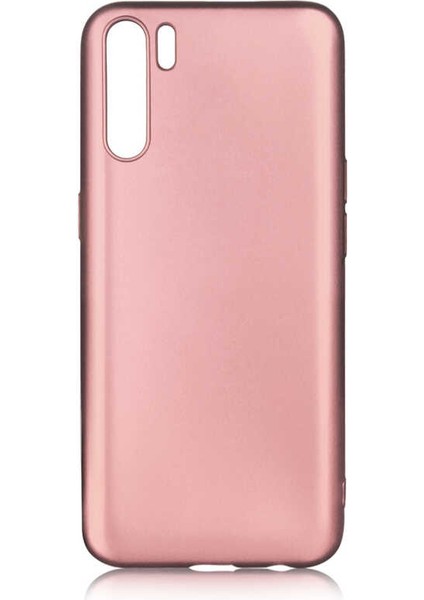 Oppo A91 Kılıf Silikon Yumuşak Dokulu Premium- Rose Gold