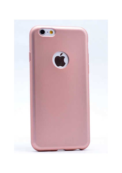 Apple iPhone 5 Kılıf Silikon Yumuşak Dokulu Premium- Rose Gold