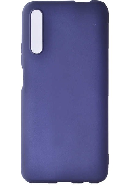 Huawei P Smart Pro 2019 Kılıf Silikon Yumuşak Dokulu Premium- Lacivert