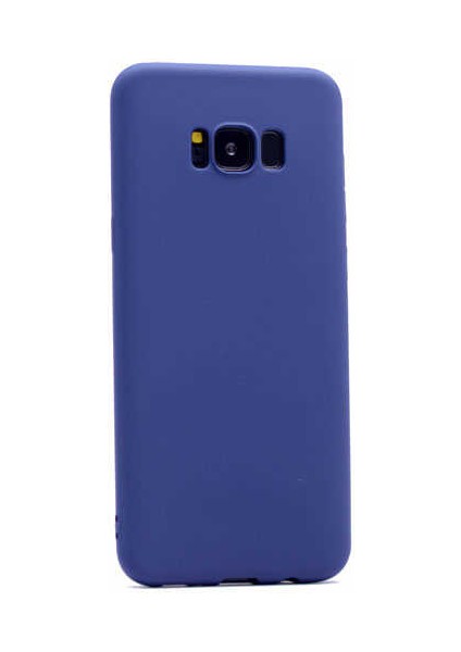 Galaxy S8 Kılıf Silikon Yumuşak Dokulu Premium- Lacivert