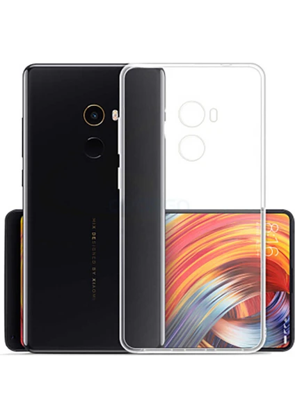 Xiaomi Mi Mix Kılıf Şeffaf Silikon Lüx