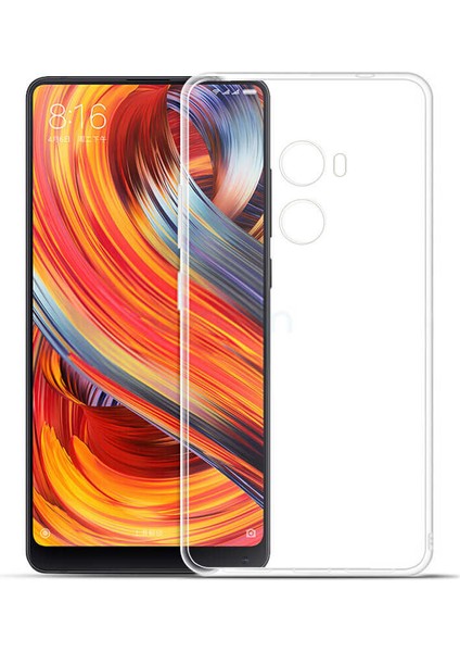 Xiaomi Mi Mix Kılıf Şeffaf Silikon Lüx