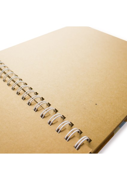 Kare 25X25 cm Spiralli Kraft Eskiz Defteri Karışık Teknikler Için Mix Media Sketchbook indirimleri