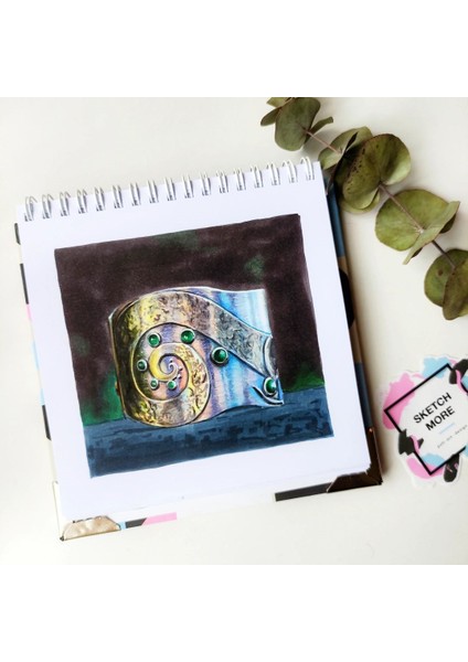 Kare 15×15 cm Canson The Wall Spiralli Eskiz Defteri Marker ve Grafik Için modelleri