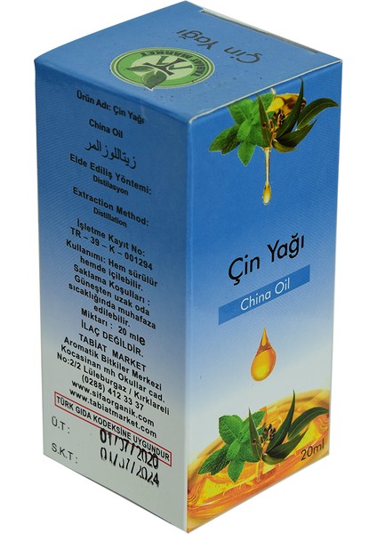 Çin Yağı Distilasyon China Oil 20 ml