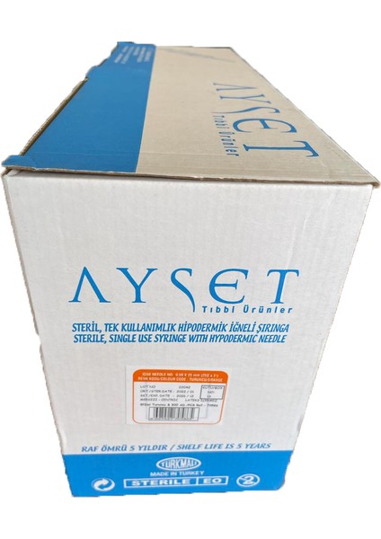Steril Turuncu İğne Ucu 0,50X25Mm (25Gx1") 500 Adet