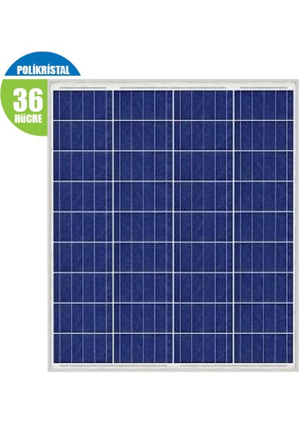 42W Watt Polikristal Lexron Güneş Paneli