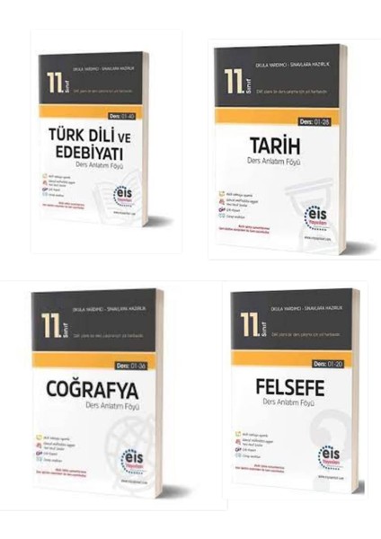 11.Sınıf Eşit Ağırlık DAF Seti 4 Kitap