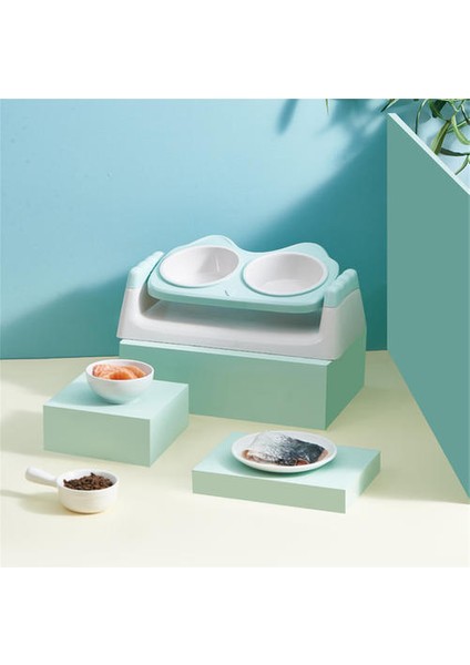 Plastik Evcil Hayvan Besleme Kasesi, Kayma Önleyici Uygun Boyun Koruması Pratik Korozyona Dayanıklı Evcil Hayvan Malzemeleri(Yurt Dışından) fırsatları