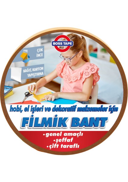 Çift Taraflı Ince Bant Hobi Karton El Işleri Için Kullanılır