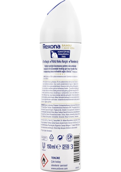 Kadın Deodorant Natural Fresh Bambu ve Aloe Vera 150 ml x 4 Adet fiyatları