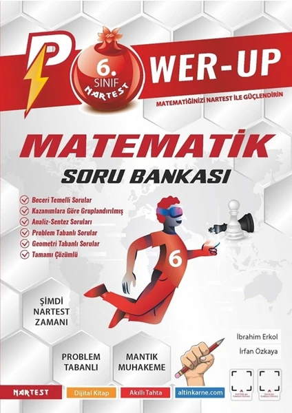 Nartest Yayınevi 6. Sınıf Power-Up Matematik Soru Bankası