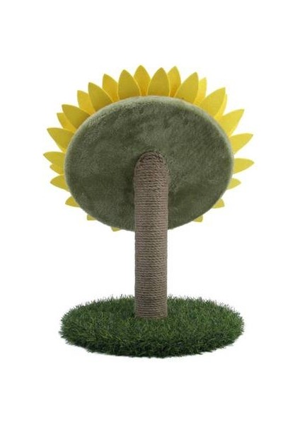 Ayçiçeği Kedi Çizme Masası, Sisal Öğütme Pençe Yuvarlak Kedi Çizme Tahtası(Yurt Dışından)