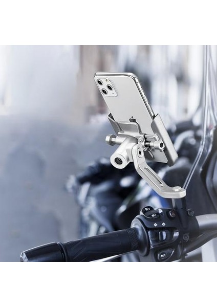 Alüminyum Alaşım Motosiklet Telefon Tutucu USB Şarj Desteği(Yurt Dışından) fiyatları