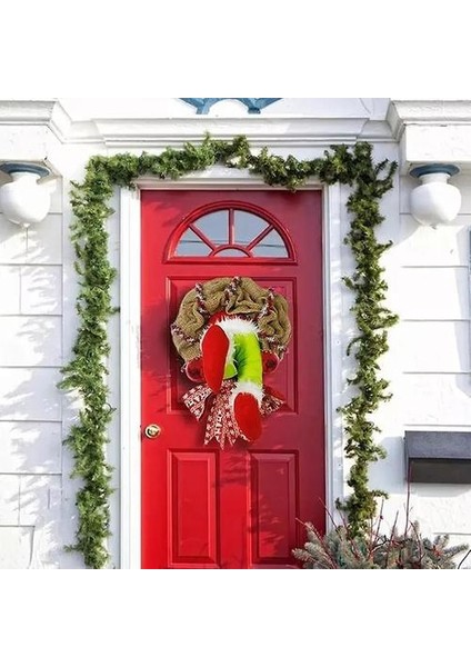 Noel Hırsız Noel Çuval Çelenk, Noel Süslemeleri (Küçük)(Yurt Dışından) fırsatları