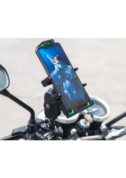 Evrensel Motosiklet Bisiklet Cep Telefonu Tutucu Alüminyum Bisiklet Sürme Braketi Gps Dağı Gidon Yan Ayna Standı | Telefon Sahipleri ve duruş(Yurt Dışından) modelleri