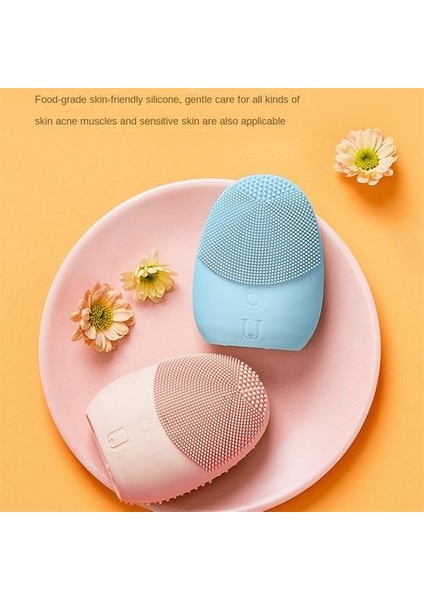 Silikon Temizleyici, Derin Temizleme Akıllı Ultrasonik Yüksek Frekanslı Su Geçirmez Temizleyici(Yurt Dışından) indirimleri