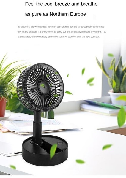 USB Şarj El Küçük Fan Taşınabilir Açık Mini Yaratıcı Masaüstü Ofis Katlanır Teleskopik Fan (Yurt Dışından) fiyatları